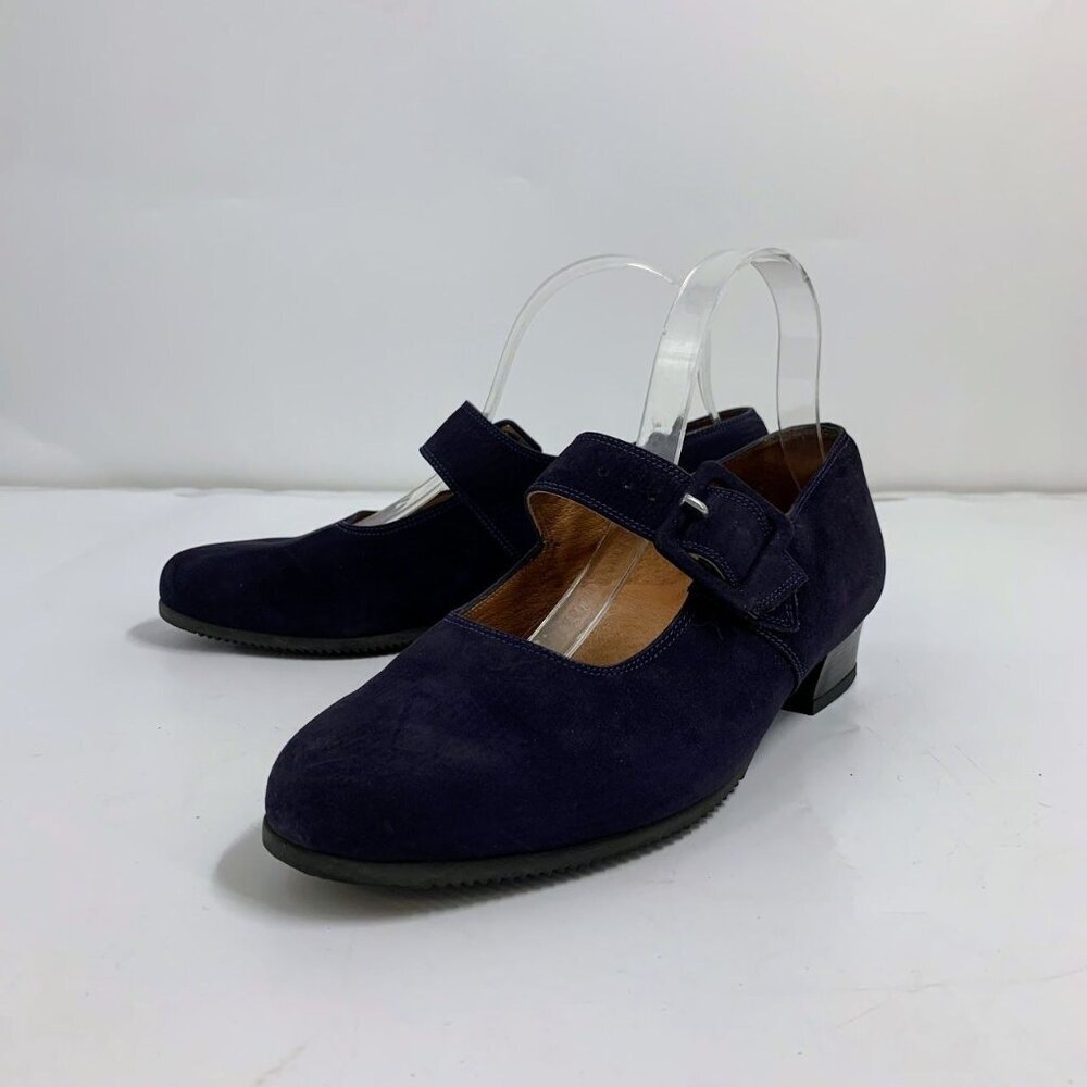 Beautifeel Women's Mary Jane Suede Thick Strap And Buckle Heel Shoe Size 8/41